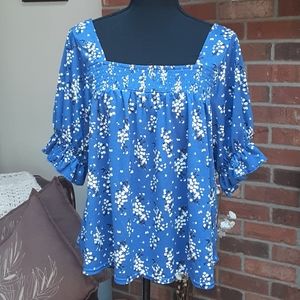 Melody Blue short-sleeve top
